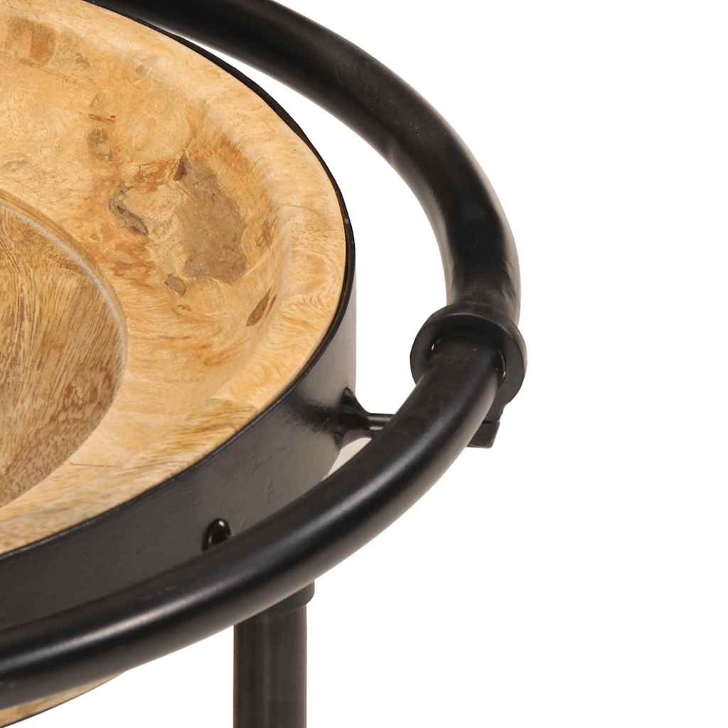 vidaXL Tables gigognes 2 pcs Bois de manguier massif