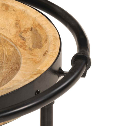 vidaXL Tables gigognes 2 pcs Bois de manguier massif