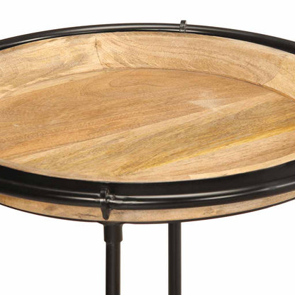 vidaXL Tables gigognes 2 pcs Bois de manguier massif