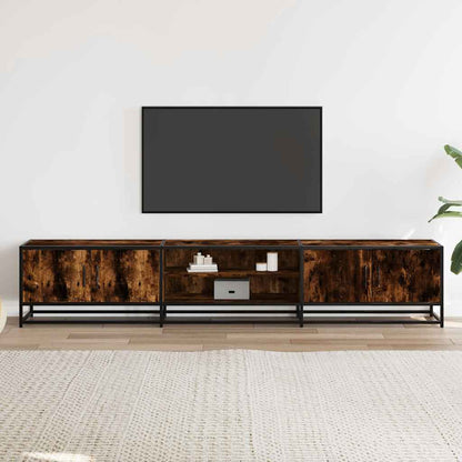 vidaXL TV-Schrank Räuchereiche 210x35x41 cm Holzwerkstoff