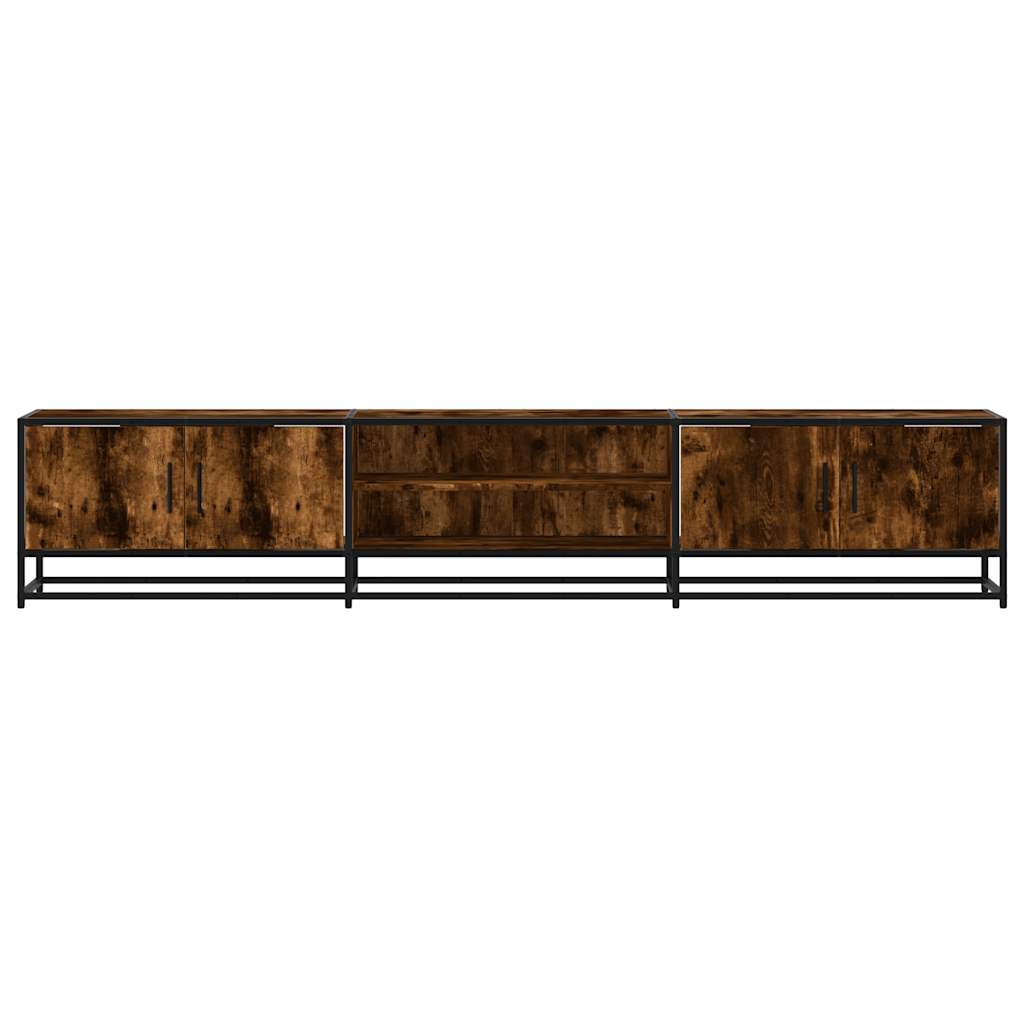 vidaXL TV-Schrank Räuchereiche 210x35x41 cm Holzwerkstoff