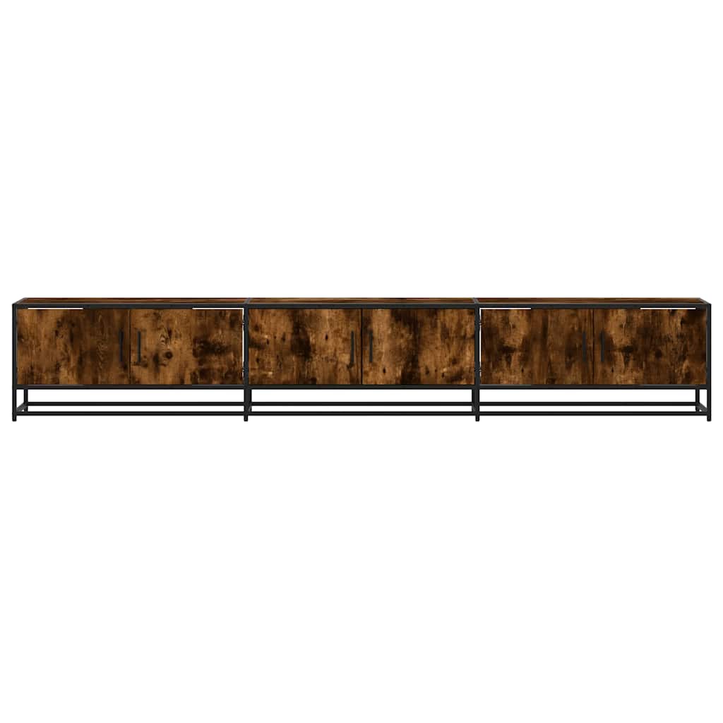 vidaXL TV-Schrank Räuchereiche 240x35x41 cm Holzwerkstoff