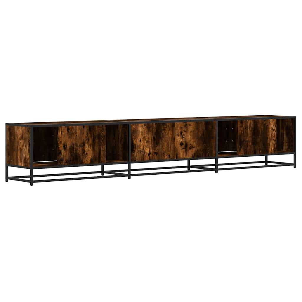 vidaXL TV-Schrank Räuchereiche 240x35x41 cm Holzwerkstoff