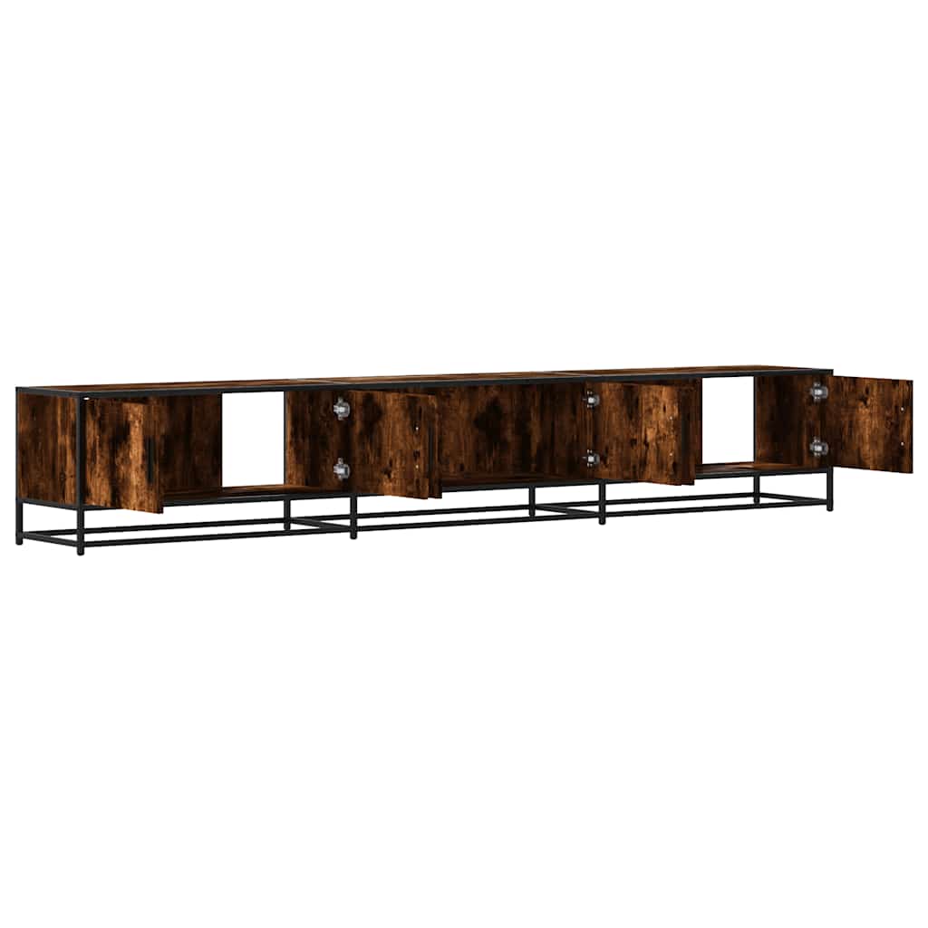 vidaXL TV-Schrank Räuchereiche 240x35x41 cm Holzwerkstoff