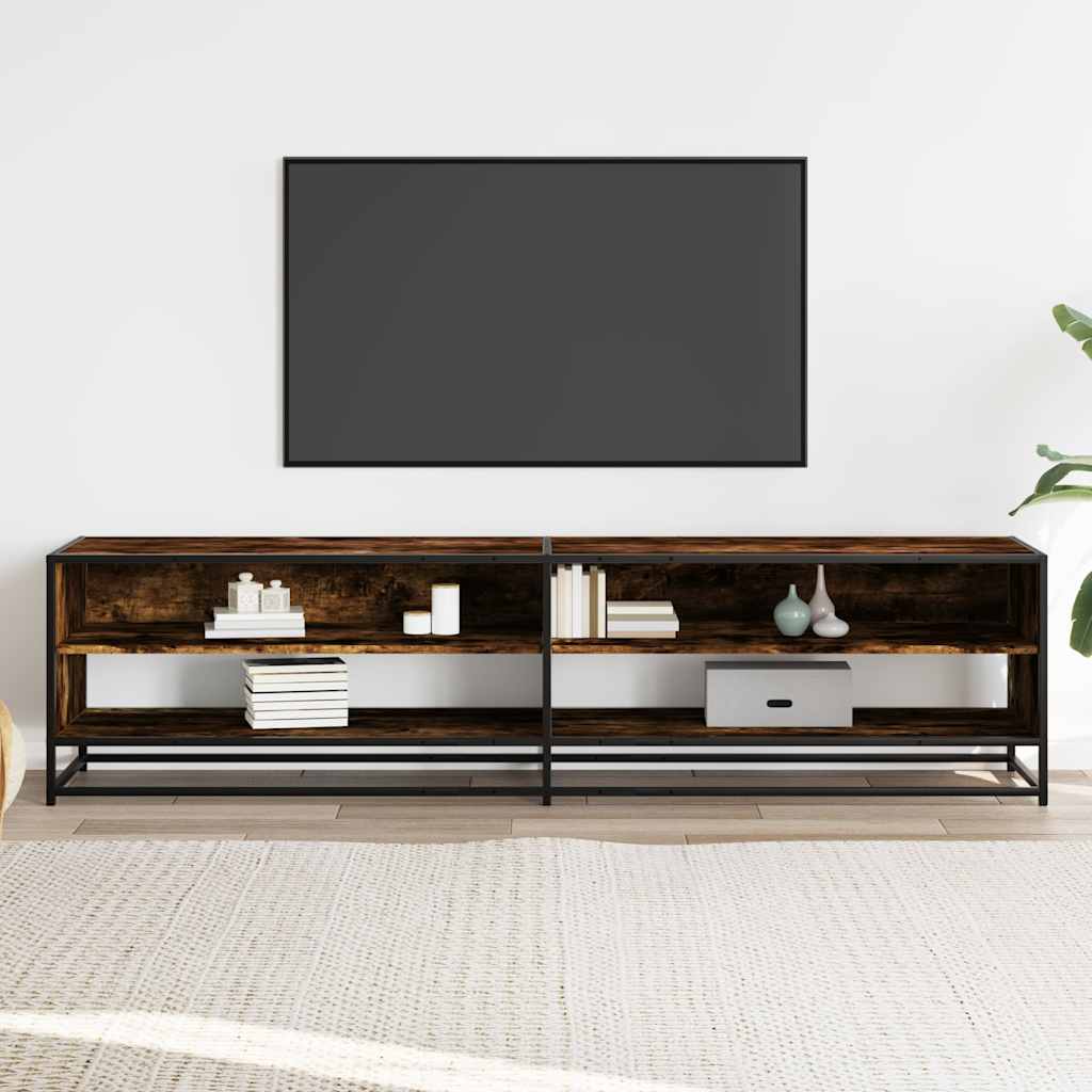 vidaXL TV-Schrank Räuchereiche 180,5x40x46 cm Holzwerkstoff