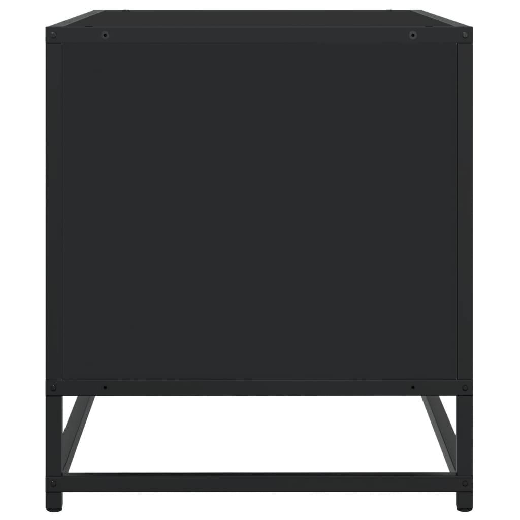 Meuble TV vidaXL noir 180x40x46 cm en bois d'ingénierie