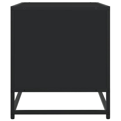 Meuble TV vidaXL noir 180x40x46 cm en bois d'ingénierie
