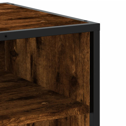 vidaXL Meuble TV chêne fumé 180x40x46 cm en bois d'ingénierie