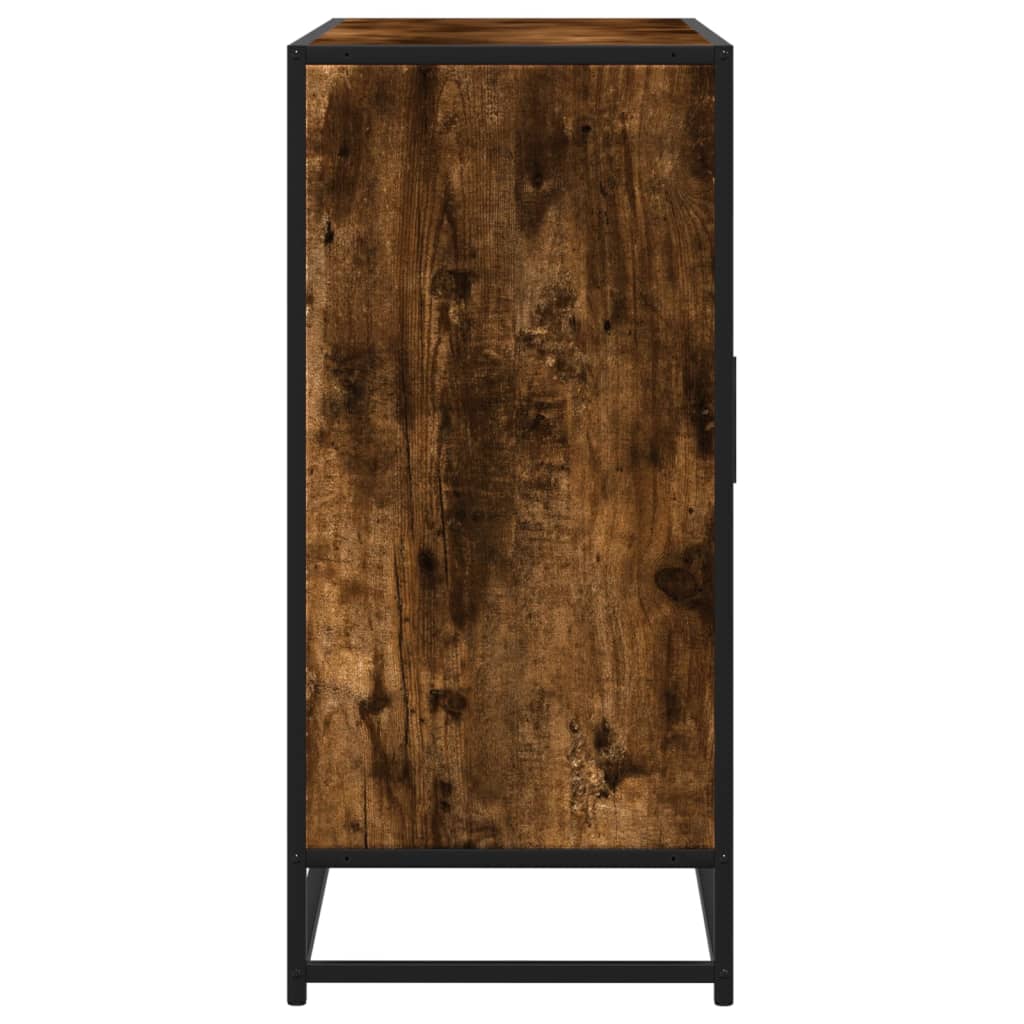 vidaXL Sideboard Räuchereiche 92x35x76 cm Holzwerkstoff