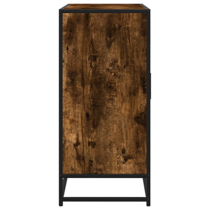 vidaXL Sideboard Räuchereiche 92x35x76 cm Holzwerkstoff