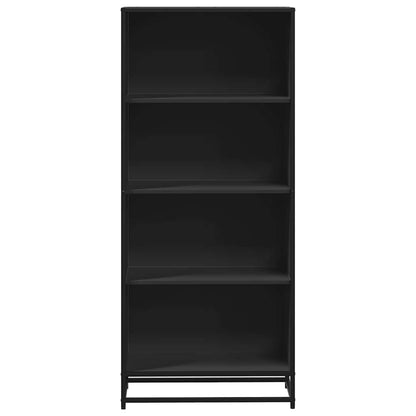vidaXL Bücherregal Schwarz 60x35x139 cm Holzwerkstoff