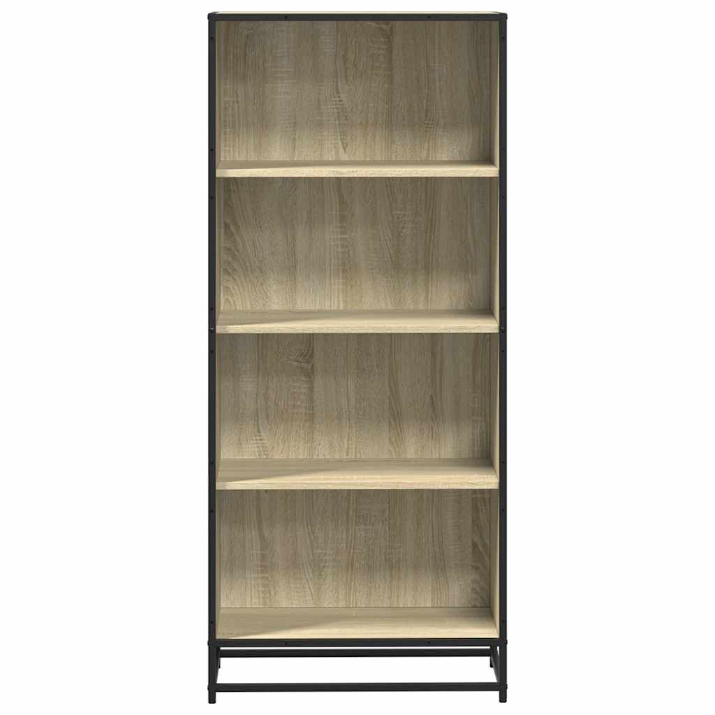 vidaXL Bücherregal Sonoma-Eiche 60x35x139 cm Holzwerkstoff
