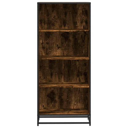vidaXL Bücherregal Räuchereiche 60x35x139 cm Holzwerkstoff