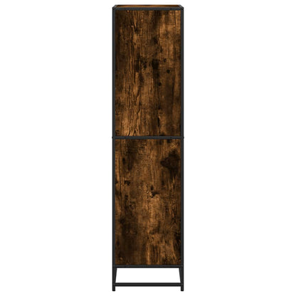 vidaXL Bücherregal Räuchereiche 60x35x139 cm Holzwerkstoff