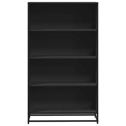 vidaXL Bibliothèque noire 80,5x35x139 cm en bois d'ingénierie