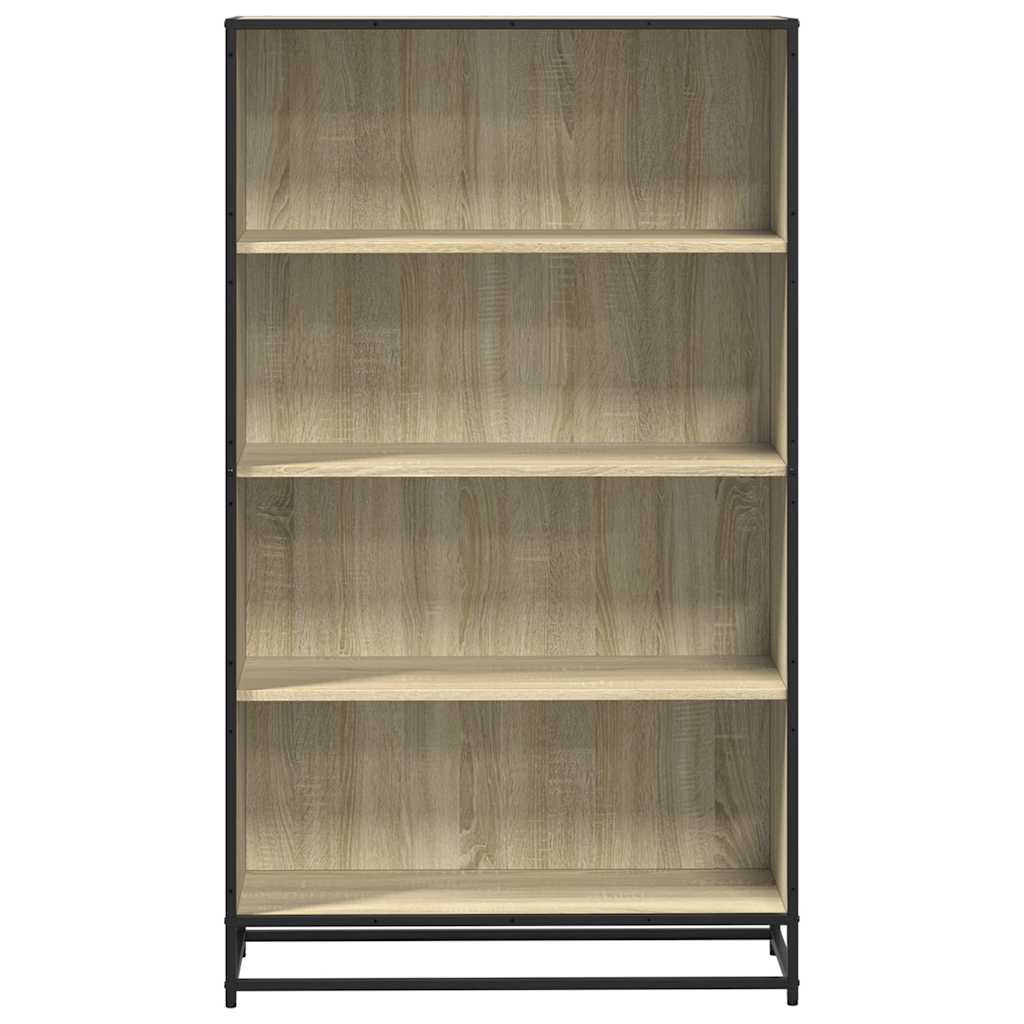 vidaXL Bücherregal Sonoma-Eiche 80,5x35x139 cm Holzwerkstoff