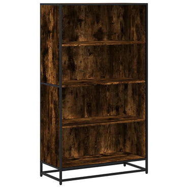 vidaXL Bibliothèque chêne fumé 80,5x35x139 cm bois d'ingénierie