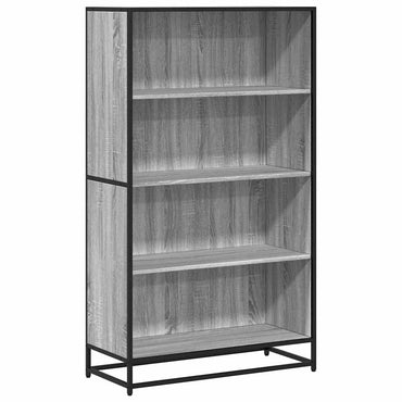vidaXL Bücherregal Grau Sonoma 80,5x35x139 cm Holzwerkstoff