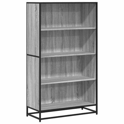 vidaXL Bücherregal Grau Sonoma 80,5x35x139 cm Holzwerkstoff