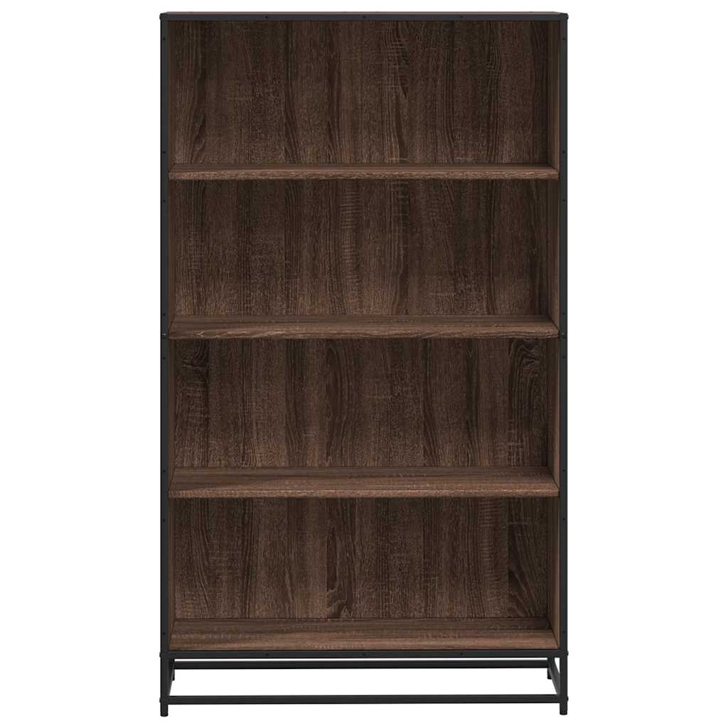vidaXL Bücherregal Braun Eichen-Optik 80,5x35x139 cm Holzwerkstoff