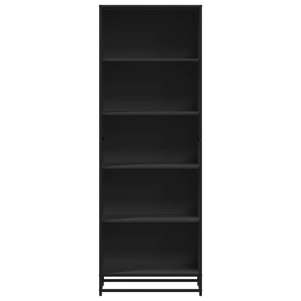 vidaXL Bücherregal Schwarz 60x35x170,5 cm Holzwerkstoff