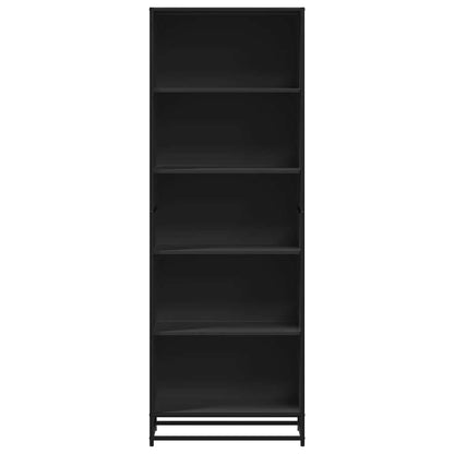 vidaXL Bücherregal Schwarz 60x35x170,5 cm Holzwerkstoff