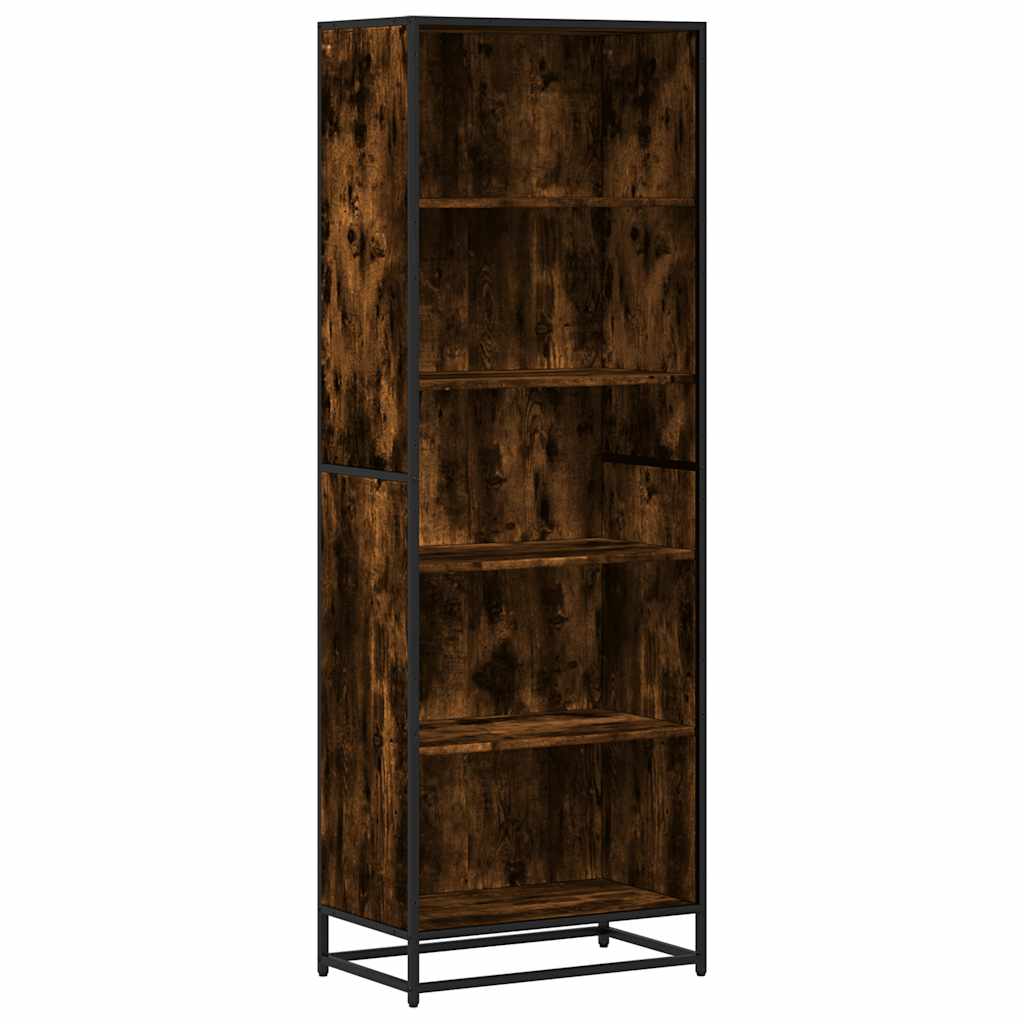 vidaXL Bibliothèque chêne fumé 60x35x170,5 cm bois d'ingénierie