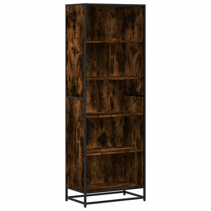 vidaXL Bibliothèque chêne fumé 60x35x170,5 cm bois d'ingénierie