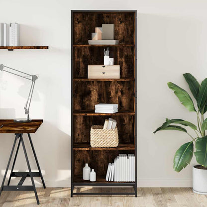 vidaXL Bibliothèque chêne fumé 60x35x170,5 cm bois d'ingénierie