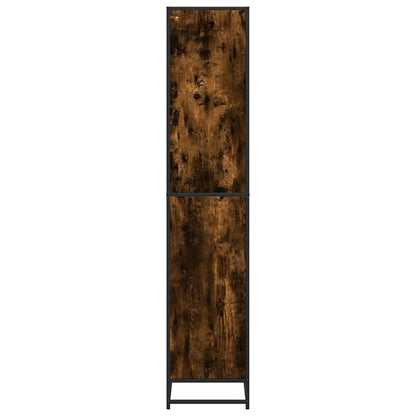 vidaXL Bibliothèque chêne fumé 60x35x170,5 cm bois d'ingénierie