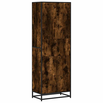 vidaXL Bibliothèque chêne fumé 60x35x170,5 cm bois d'ingénierie