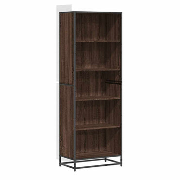 vidaXL Étagère à livres aspect chêne brun 60x35x170,5 cm bois d'ingénierie