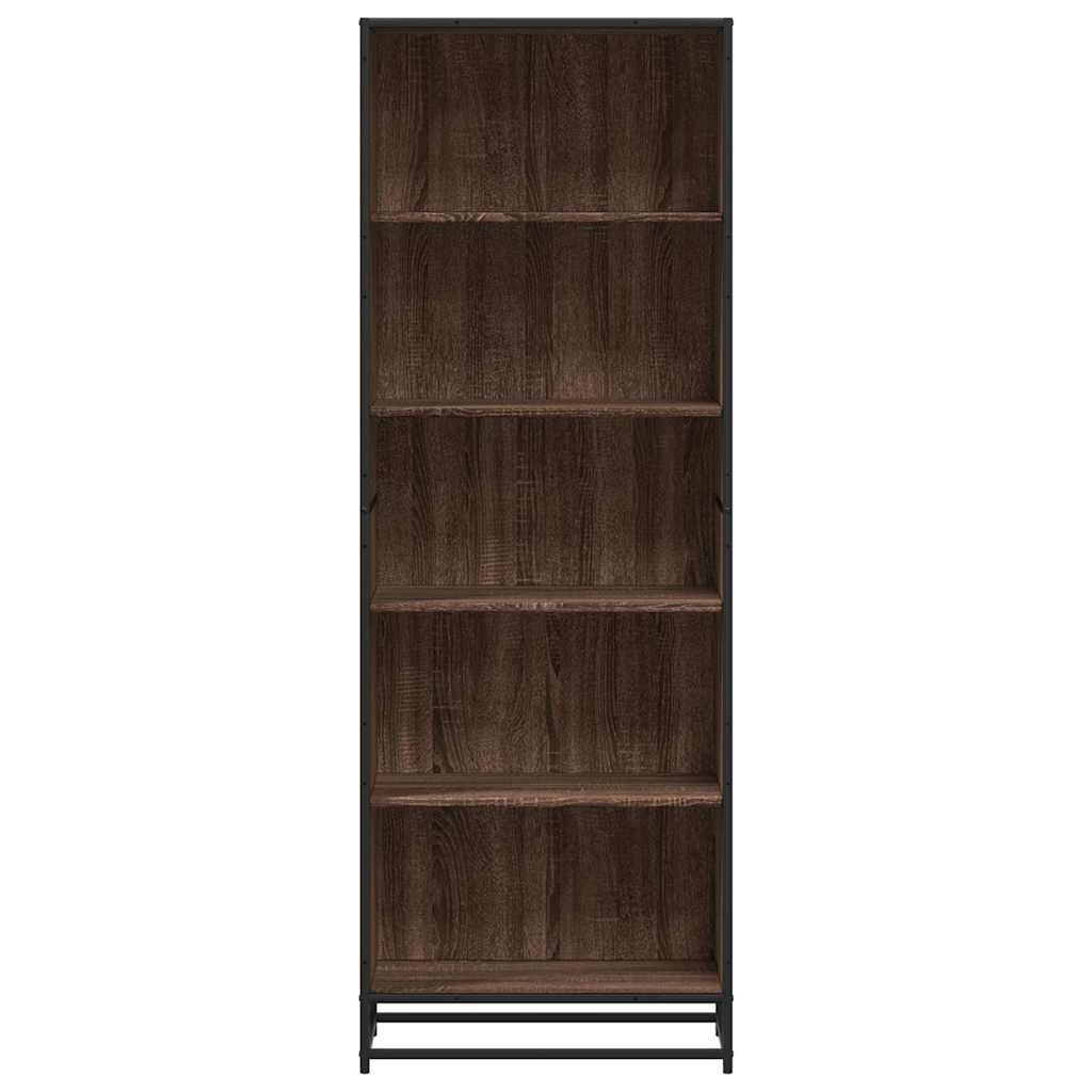 vidaXL Étagère à livres aspect chêne brun 60x35x170,5 cm bois d'ingénierie