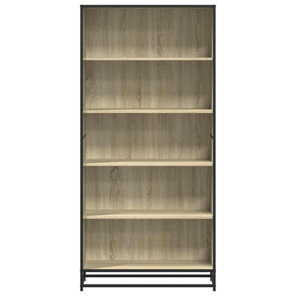 vidaXL Bücherregal Sonoma-Eiche 80,5x35x170,5 cm Holzwerkstoff