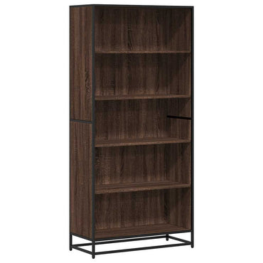vidaXL Bibliothèque chêne fumé 80,5x35x170,5 cm bois d'ingénierie