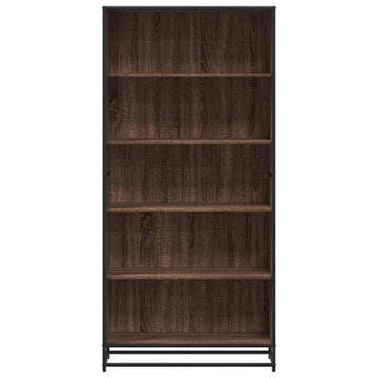vidaXL Bibliothèque chêne fumé 80,5x35x170,5 cm bois d'ingénierie