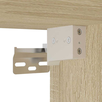 vidaXL Ensemble de meubles de salle de bain 3 pcs Chêne Sonoma Aggloméré