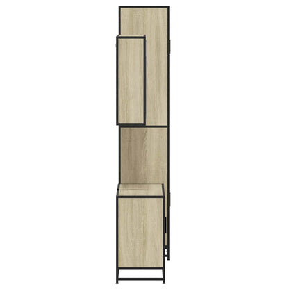 vidaXL Ensemble de meubles de salle de bain 3 pcs Chêne Sonoma Aggloméré
