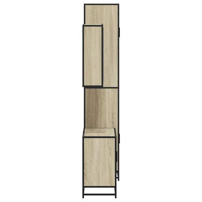 vidaXL Ensemble de meubles de salle de bain 3 pcs Chêne Sonoma Aggloméré