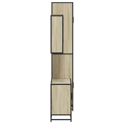 vidaXL Ensemble de meubles de salle de bain 3 pcs Chêne Sonoma Aggloméré
