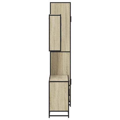 vidaXL Ensemble de meubles de salle de bain 3 pcs Chêne Sonoma Aggloméré