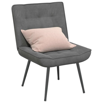 vidaXL Relaxsessel Dunkelgrau 64x74x84 cm Samt