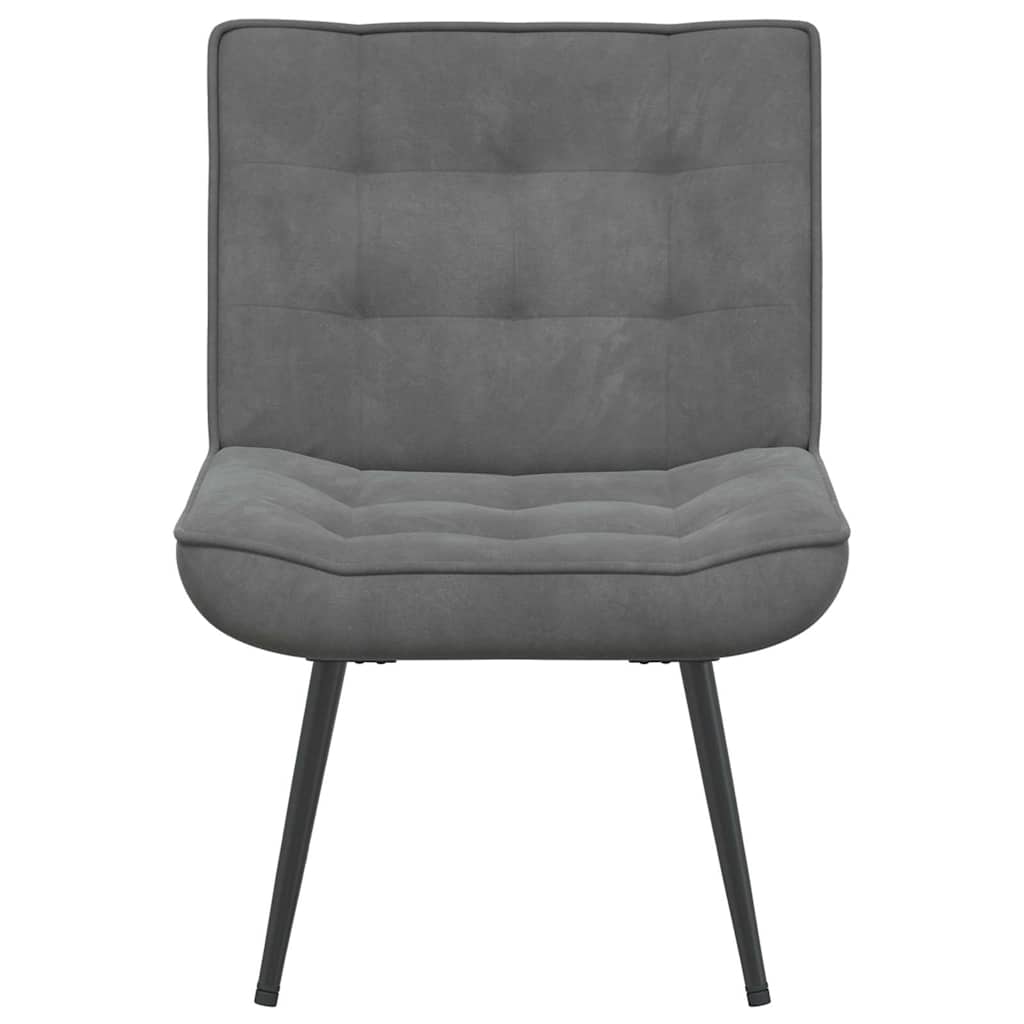 vidaXL Relaxsessel Dunkelgrau 64x74x84 cm Samt