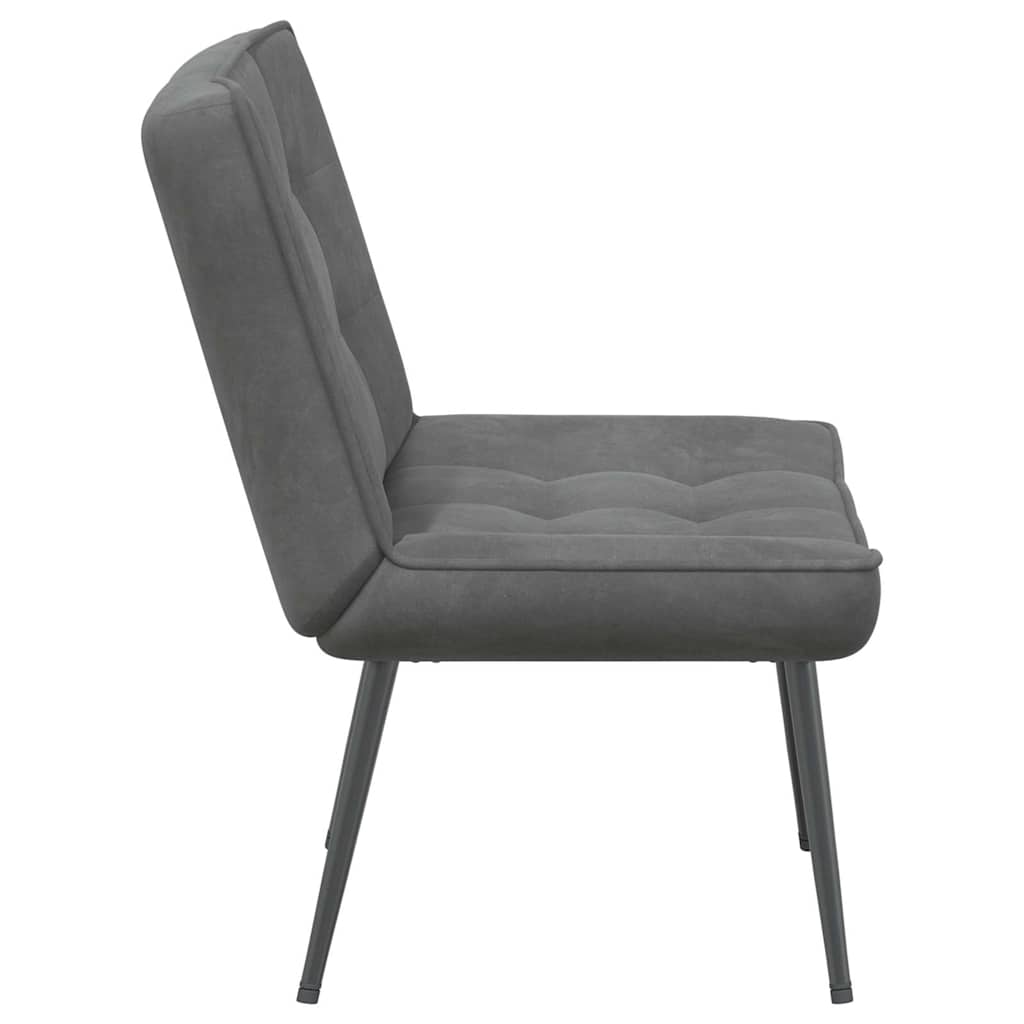 vidaXL Relaxsessel Dunkelgrau 64x74x84 cm Samt