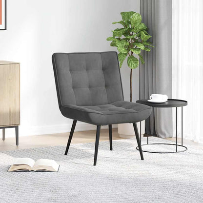 vidaXL Relaxsessel Dunkelgrau 64x74x84 cm Samt