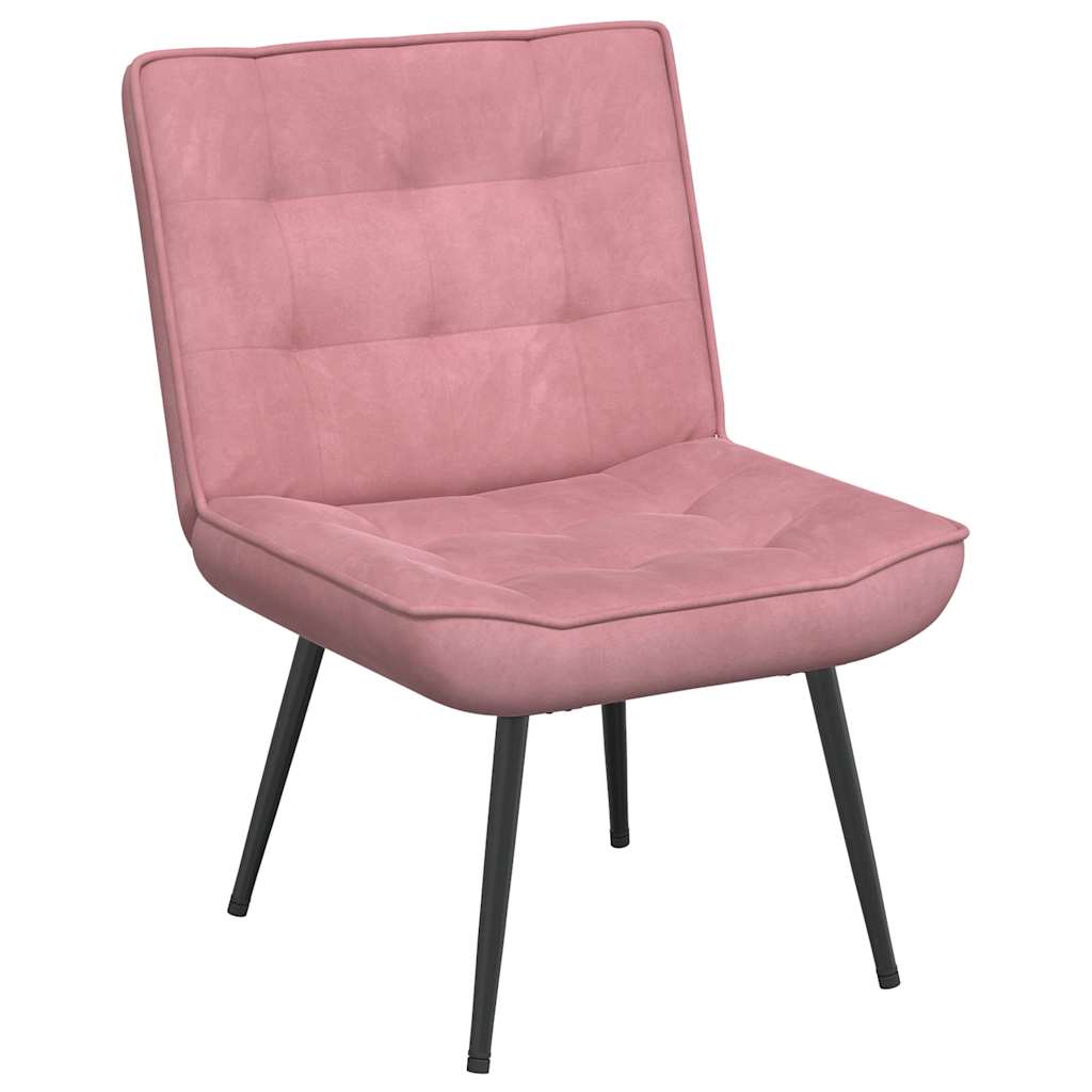 vidaXL Relaxsessel Rosa 64x74x84 cm Samt
