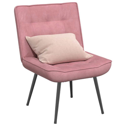 vidaXL Relaxsessel Rosa 64x74x84 cm Samt