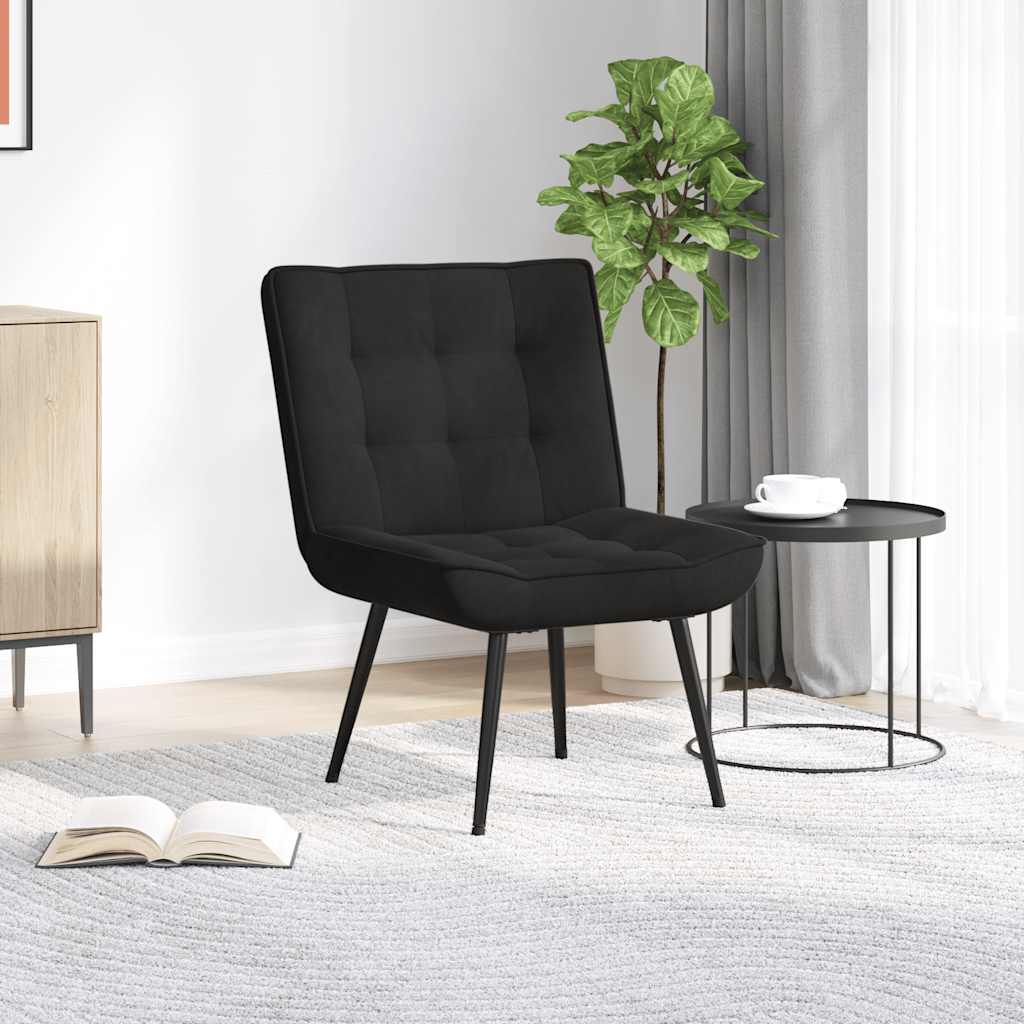vidaXL Relaxsessel Schwarz 64x74x84 cm Samt