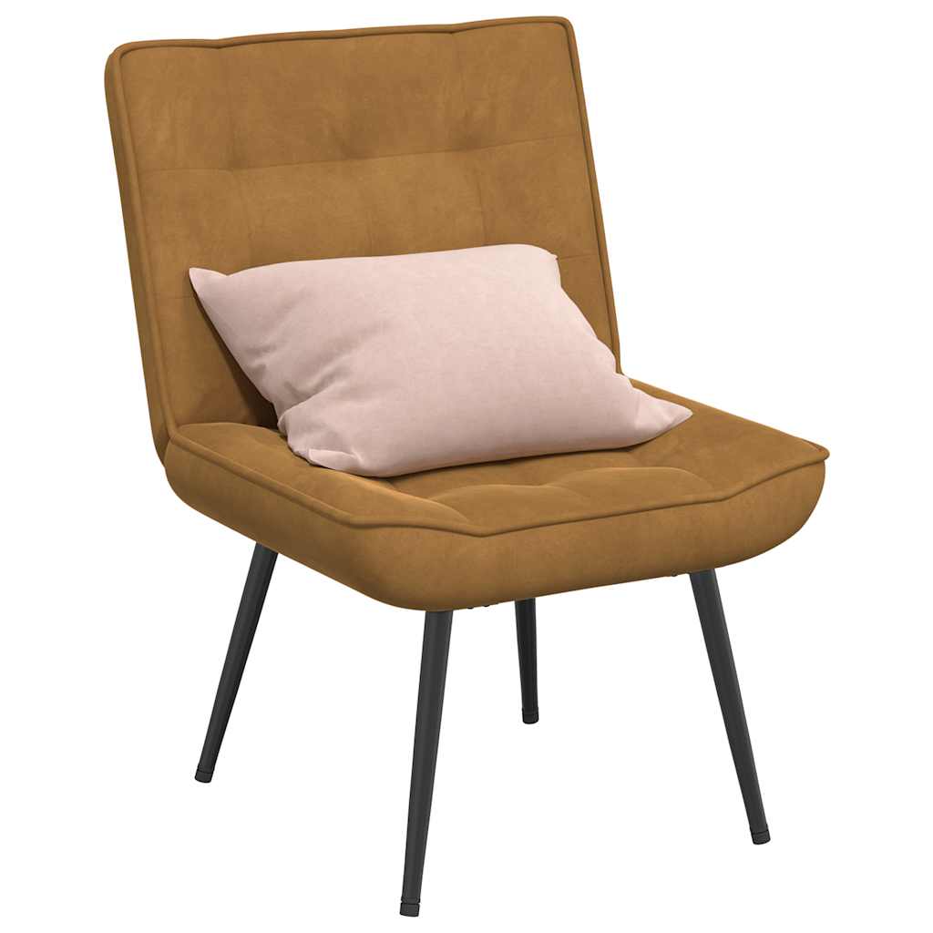 vidaXL Relaxsessel Braun 64x74x84 cm Samt