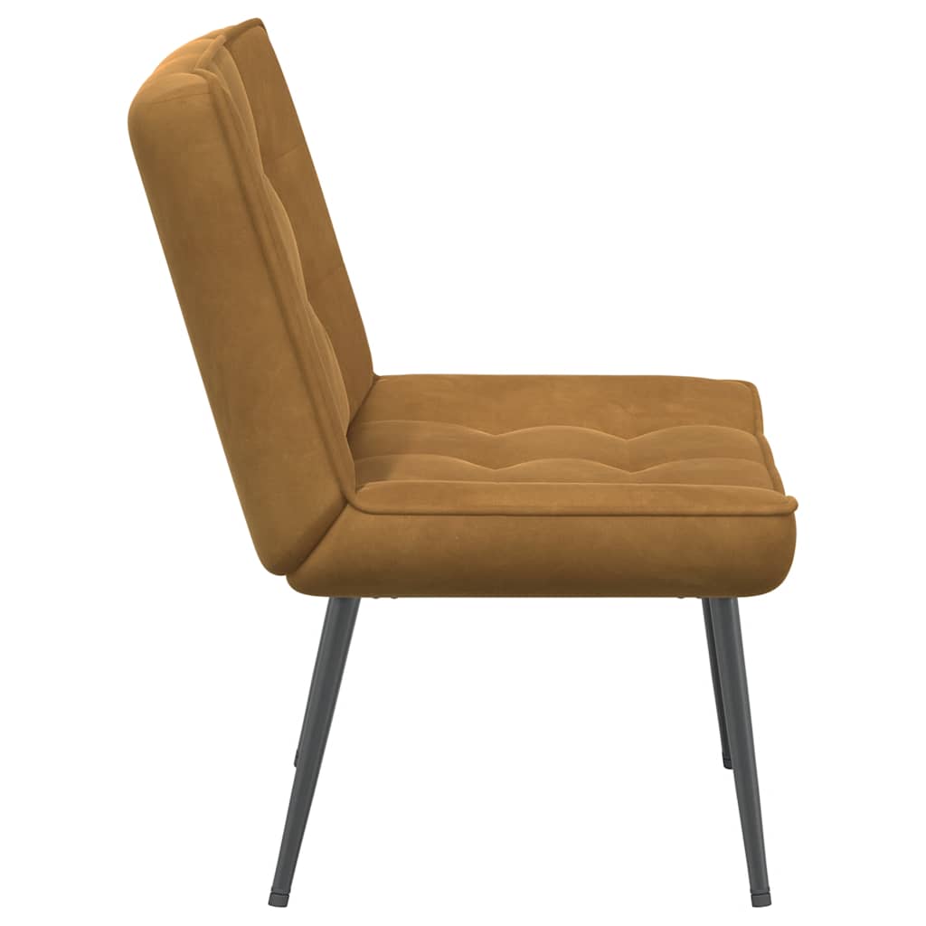 vidaXL Relaxsessel Braun 64x74x84 cm Samt